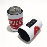 Manchon isotherme magnétique personnalisé pour canette de bière 12oz, en néoprène, support antidérapant, réutilisable pour le camping