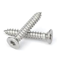Sekrup Self-tapping Torx Countersunk dari Baja Tahan Karat. Cocok untuk Kayu, Plastik, Logam Tipis, Perabotan, dan Perakitan Luar Ruangan.
