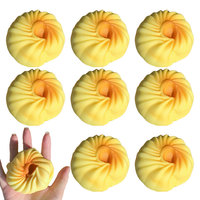JY Jouets anti-stress en mousse PU super doux en forme de dumplings, très populaires pour adultes