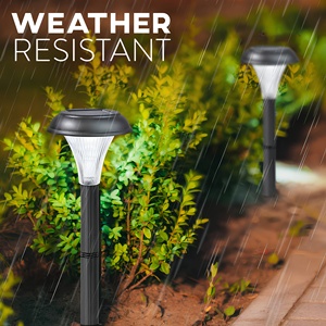 Luci Solari da Esterno 48 Pezzi, Luci Solari per Sentieri Bianco Caldo, Impermeabili per Vialetti, Giardini e Parcheggi - Product Image 1