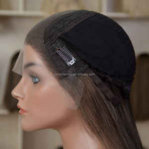 Listas para enviar, alta relación calidad-precio, de alta gama y lujo, pelucas judías kosher de cabello humano europeo ruso largo con encaje de seda. - Product Image 5