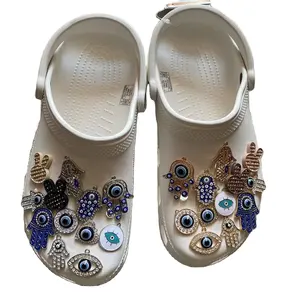 Fashion bling flip-flops shoe clip connector heel sandal accessories rhinestone chain shoes decoration