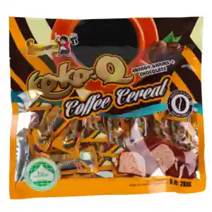 Gratis Monster Haverchocolade Snoep Koffie Graankorrels Met Snoep Vaste Kubus Chocolade Zak Verpakking
