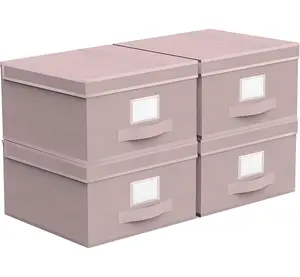 Classical Foldable Pink Girl Clothes Stuffed Toys Storage Box