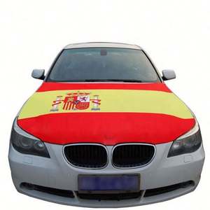 Housse de capot de voiture de style fanion en polyester imperméable, design personnalisé, vente en gros - Product Image 3