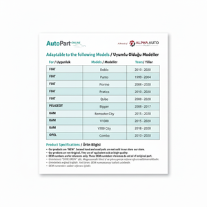 Buse d'arrosage de lunette arrière pour Fiat Doblo,punto,fiorino - Product Image 1