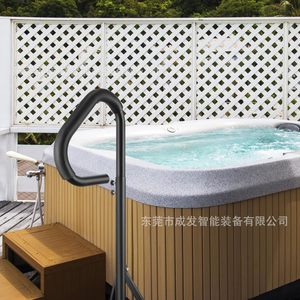 Accoudoir latéral de spa Chengfa, hauteur réglable de 35 à 57 cm, rotation à 360°, support de baignoire antirouille - Product Image 4