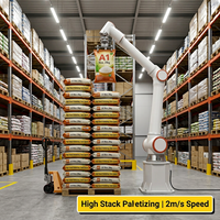 Cobot JINWEI FR20 de 20 kg y 1854 mm, 6 Ejes, IP54, ISO 10218, CR, CE, 0.1 mm, Opcional IP65, para Paletización Industrial Pesada y Soldadura
