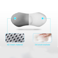 Oreiller en mousse à mémoire de forme ergonomique pour siège de voiture chaise de bureau oreiller de lit inclinable soulagement de la douleur lombaire oreiller de soutien lombaire
