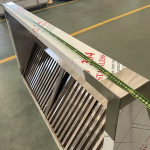 4 Meter Hood with 4 <strong>Fan</strong> Restaurant Cooker <strong>Kitchen</strong> <strong>Extractor</strong> Hood Filter With Motor Commercial Stainless Steel <strong>Kitchen</strong> Range Hood - Product Image 4