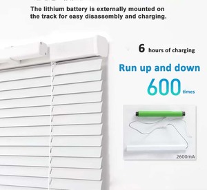 Tende Verticali a Doppio Strato in Lega di <span class=keywords><strong>Alluminio</strong></span> Isolate con Controllo Elettrico Scorrevole, Oscuranti, Antivento, con Batteria al Litio - Product Image 2