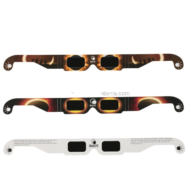 China Paper Eye Glasses/ 3d Solar Eclipse Glasses