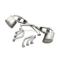 Header Manifold Knalpot + Sistem Knalpot Lengkap Catback untuk Porsche 911 997.2 3.6 3.8 2004-2012 SS304 Knalpot Performa Tinggi 1:1 OEM Fitment
