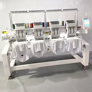 high speed computerized embroidery machine single head embroidery machine flat embroidery computer machine for sale