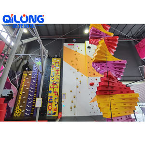 Grand parc aquatique pour enfants, nouveau modèle <span class=keywords><strong>de</strong></span> trampoline, parc avec course et mur d'escalade, équipement d'intérieur doux avec boule d'océan - Product Image 5