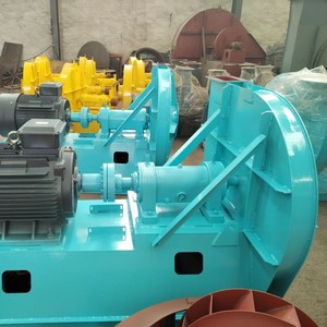 Ventilador Centrífugo de Alta Presión Tipo 9-12, Ventilador de Conducto de 55kw, Aspas de Hierro Fundido, Motor de CA de 1500 RPM, 380 V, Ventilación Industrial - Product Image 2