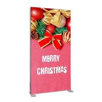 Boîte à lumière rétroéclairée en tissu personnalisée avec cadre en aluminium fin et écran LED pour salons professionnels, branding et événements