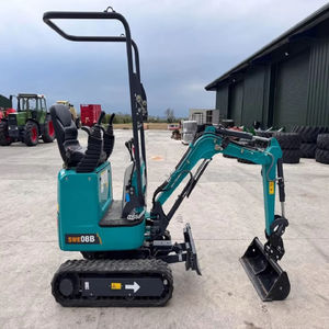 Mini excavadora Nme10 de ruedas de 1 tonelada usada, a precio económico y con operación eficiente - Product Image 4