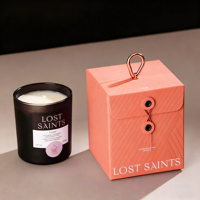 Boîte-cadeau de bougie d'aromathérapie papier cartonné blanc imprimé personnalisé emballage en carton de conception d'avion en petits lots boîtes en papier personnalisées