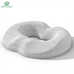 Cojín de Asiento para <span class=keywords><strong>Embarazo</strong></span> y Posparto, Espuma Viscoelástica, Alivio de Presión/<span class=keywords><strong>Hemorroides</strong></span>, Soporte para Incisiones Laterales y Desgarros, Cojín para Glúteos - Product Image 2