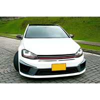 Kit carrosserie style R400 pour VW Volkswagen Golf 7 2013-2020, comprenant pare-chocs avant et arrière, diffuseur et jupes latérales, pour la mise à niveau facelift.