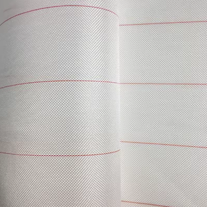 Kwaliteitsborging Fabrikant Leverancier Aanpasbaar 85g SANJI Merk Alkalivrij Gewoon Geweven Rood Lijn Vacuüm Glasvezeldoek - Product Image 3