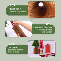 Haute densité spécialité verre garde choc fabrication durable écologique bouteille fragile Express nid d'abeille papier manchon