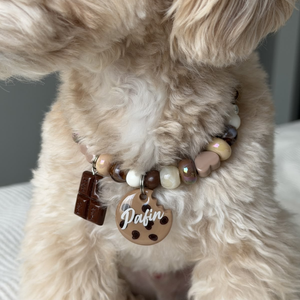 Collier personnalisé pour chien, collier en silicone perlé sur mesure, cadeau pour les amoureux des animaux, cadeau pour la fête des mères pour maman de chien, cadeau commémoratif pour chien - Product Image 6