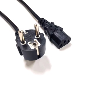 Câble d'alimentation personnalisable 1,5 m 1,8 m noir de haute qualité EU vers C13 C7 C5 avec cuivre pour ordinateur portable et ordinateur de bureau - Product Image 1