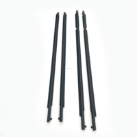 Garniture de vitre latérale de voiture Moulure de ceinture de porte Joint de ceinture pour 75710-0R020 75720-0R020 75730-0R020 75740-0R020 pour 2009 RAV4