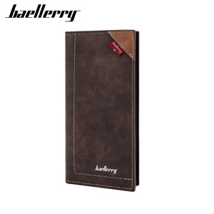 Baellerry <b>Men's</b> Long <b>Wallet</b> <b>Black</b> Multi-Card Slot Business Zipper <b>Wallet</b> Everyday Use - Product Image 5