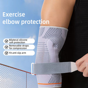 Coudière de soutien en silicone tissé 3D pour le tennis et le basketball, protection contre les tensions sportives, coussinet réglable pour la réduction de la pression au poignet - Product Image 2
