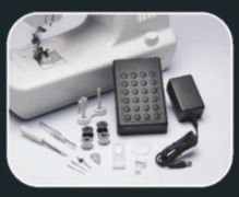 Ufr-613 Mini Máy may hộ gia đình sử dụng cánh tay dài overlock lockstitch điện Tóc Giả Máy may với 16 loại khâu - Product Image 6