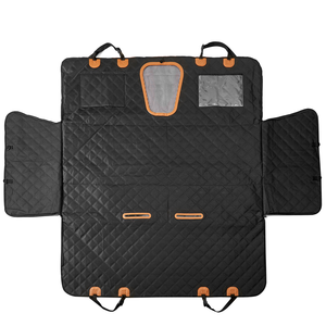 Funda de Asiento <span class=keywords><strong>para</strong></span> Perro de Calidad Superior 600D con Base Rígida Engrosada, Tela Oxford, Ventana de Malla Lateral y Hamaca Duradera <span class=keywords><strong>para</strong></span> Mascotas en el Coche - Product Image 5