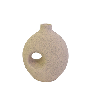 Jarrón blanco de porcelana artística abstracta, jarrón de moda, jarrones modernos para regalo, decoración interior - Product Image 4