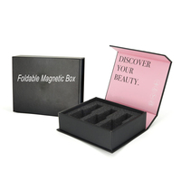 Boîtes en papier en carton de luxe avec logo personnalisé Boîtes cosmétiques pour bouteilles de brillant à lèvres Cajas Para boîte cadeau d'emballage de parfum de maquillage bâton à lèvres