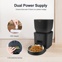 OEM 4L WiFi mangeoire pour animaux de compagnie à distance synchronisation automatique alimentation chat mangeoire Visible conteneur de nourriture mangeoire pour chiens avec moteur