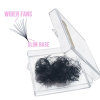 Fans lâches Base pointue Lash Premade Fans Mega Volume Extensions de cils en cachemire mat