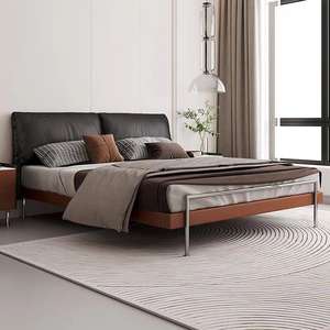 Cadre de lit king-size moderne et élégant pour une montage facile - Product Image 6