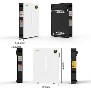 แบตเตอรี่ลิเธียมไอออนสำหรับโซลาร์เซลล์ Power Wall 10Kw 48V 100Ah/200Ah IP65 CAN ระบบกักเก็บพลังงานภายในบ้านแบบติดผนัง 10kwh 20kwh Powerwall - Product Image 2