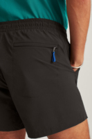 Short de Sport Performance 4 Voies en Nylon Extensible pour Homme, Ceinture Élastique, Cordon de Serrage