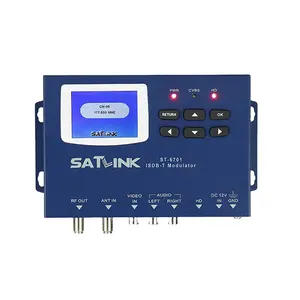 SATLINK ST-6701 au modulateur ISDB-T 1 Route 1080P AV/ MI Entrée ST6701 ISDBT RF sortie Brésil Japon modulateur d'encodeur