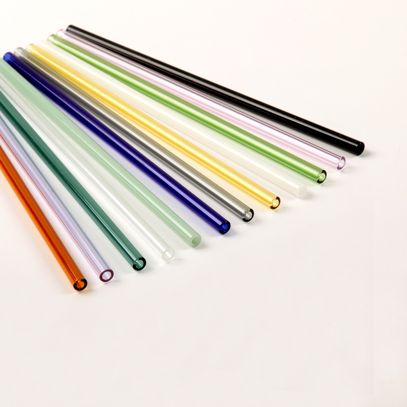 Heat Resistant Creative Colorful Glass Straw