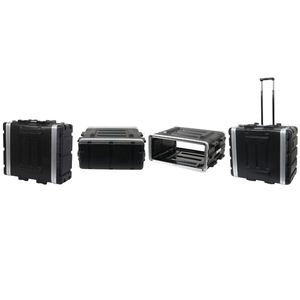 2U 4U 6U 8U 10U 12U 8 "17" 19 "profondità <span class=keywords><strong>ABS</strong></span> Rack Flight Road custodia in plastica con ruote ruote maniglia - Product Image 6