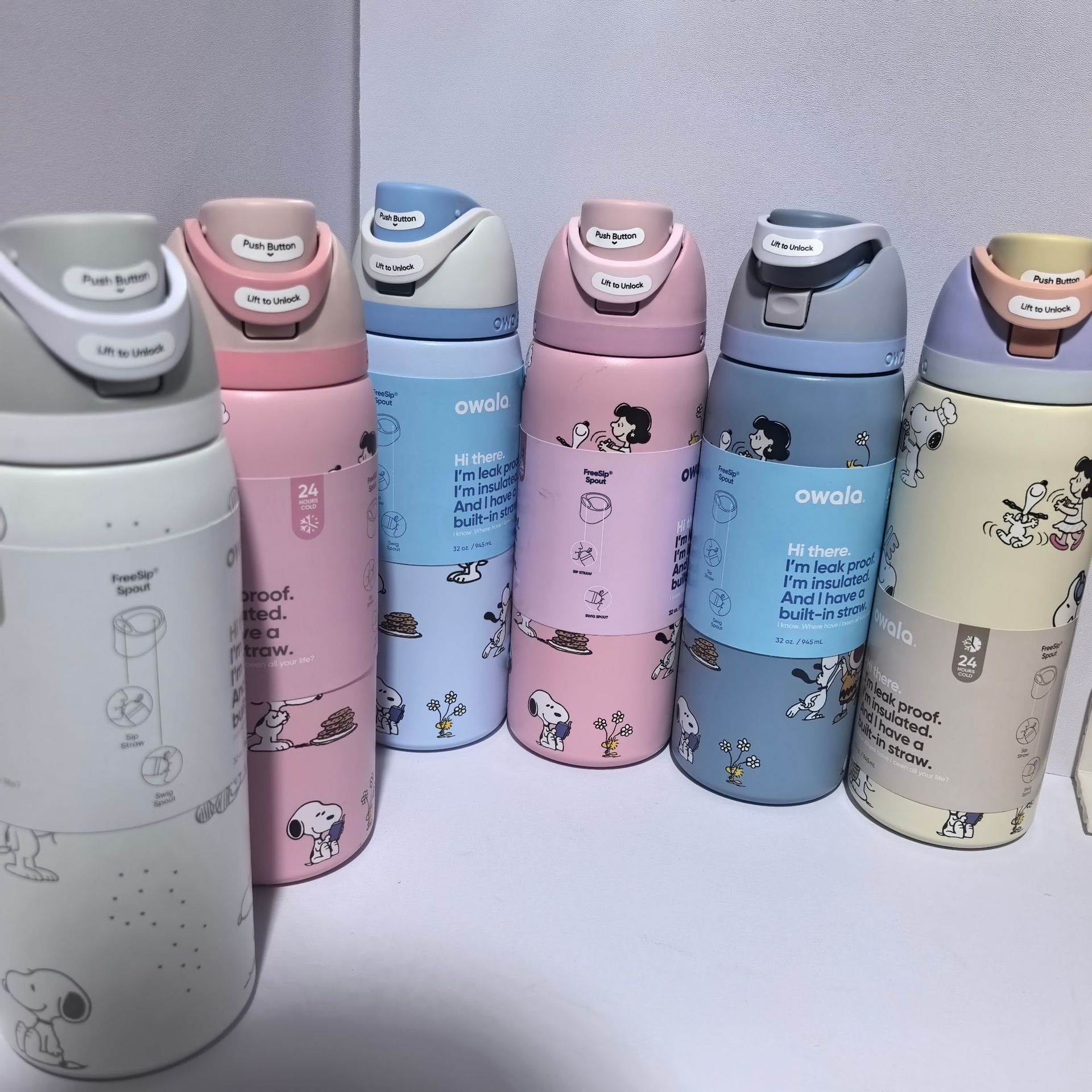 Snoopy series lids