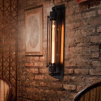 Appliques murales industrielles vintage, style loft, éclairage mural Edison antique, fer rustique, rétro, restaurant, bar, couloir, lampes murales