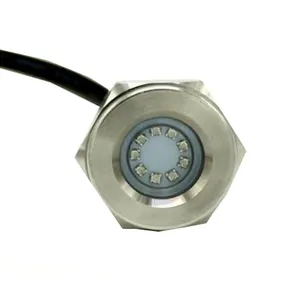 Neueste Marine Unterwasser boot LED Ablass schraube Hellgrün Blau RGB 12V