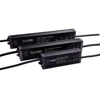 Sanpu 60W 5A 12V LED bande lumineuse étanche mince extérieur étanche à la pluie IP67 AC-DC alimentation pilote pour temps pluvieux
