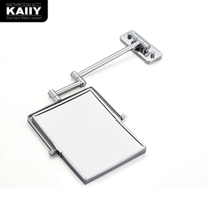 KAIIY 2 miroir facial grossissant et extensible, montage mural, miroir de maquillage de forme carrée pour salle de bain - Product Image 3