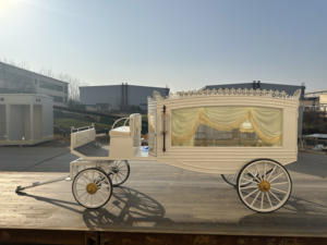 Cercueil électrique de luxe classique, berline funéraire moderne et exquise, remorque de cercueil de luxe pour transport spécial - Product Image 4